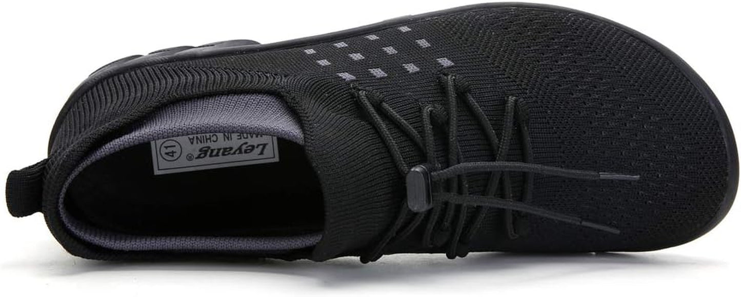 Mens Womens Walking Shoes Lightweight Breathable Slip-On Jogging Sock Sneakers Trail Runners