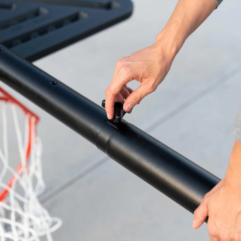 Height Adjustable Portable Basketball Hoop (44" Impact Backboard)