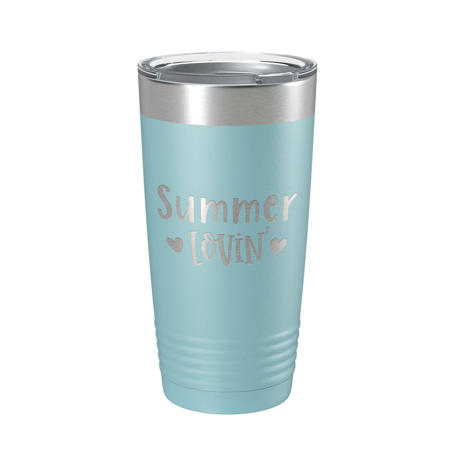 Summer Lovin' Tumbler Loving Travel Mug Insulated Laser Engraved Coffee Cup 20 oz