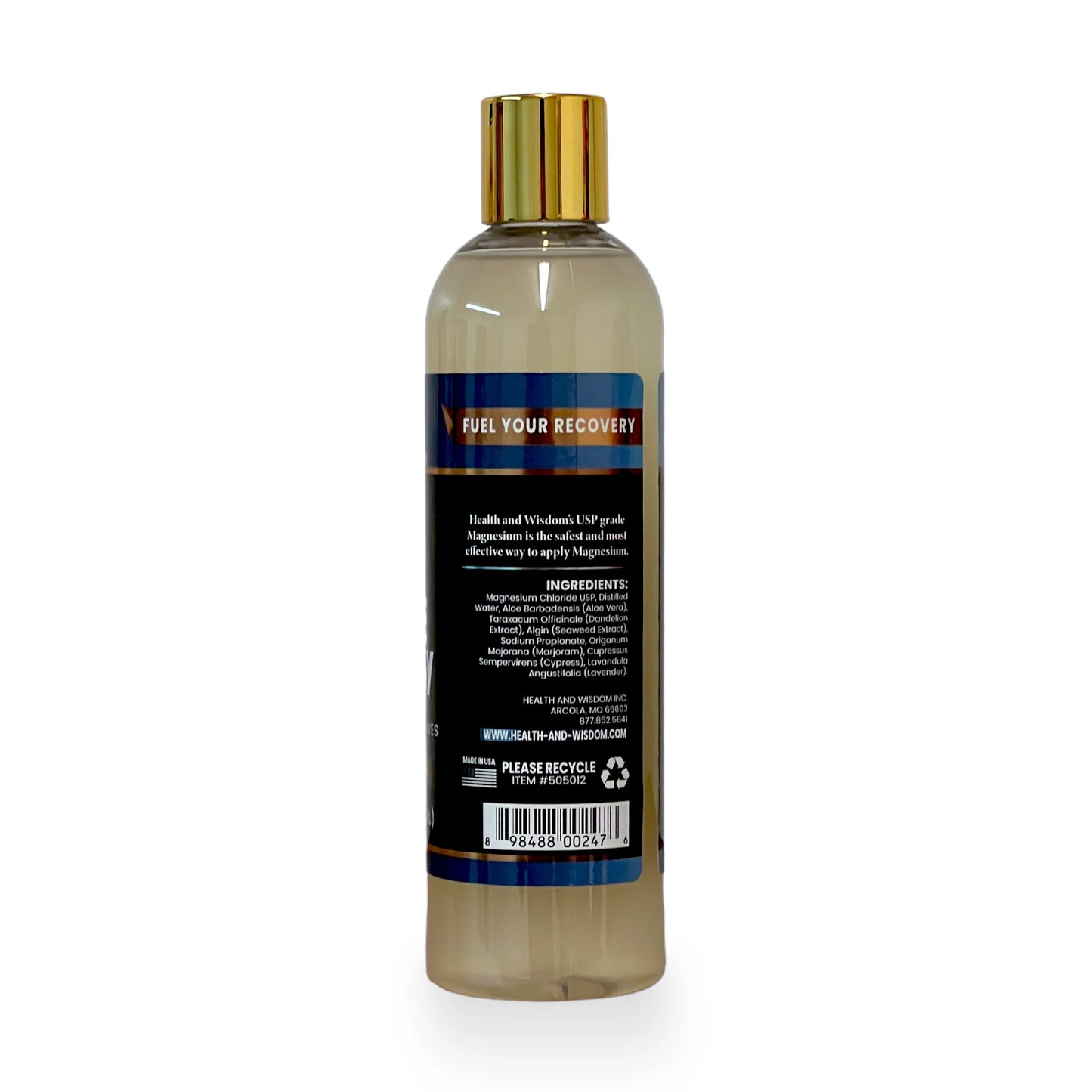 - Magnesium Muscle Recovery - 12 Oz. for Pre and Post Workout