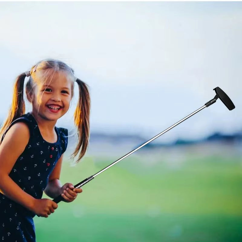 Detachable Golf Clubs Stainless Steel Lightweight Golf Clubs Detachable Multifunctional Golf Playing Supplies for Boys Girls