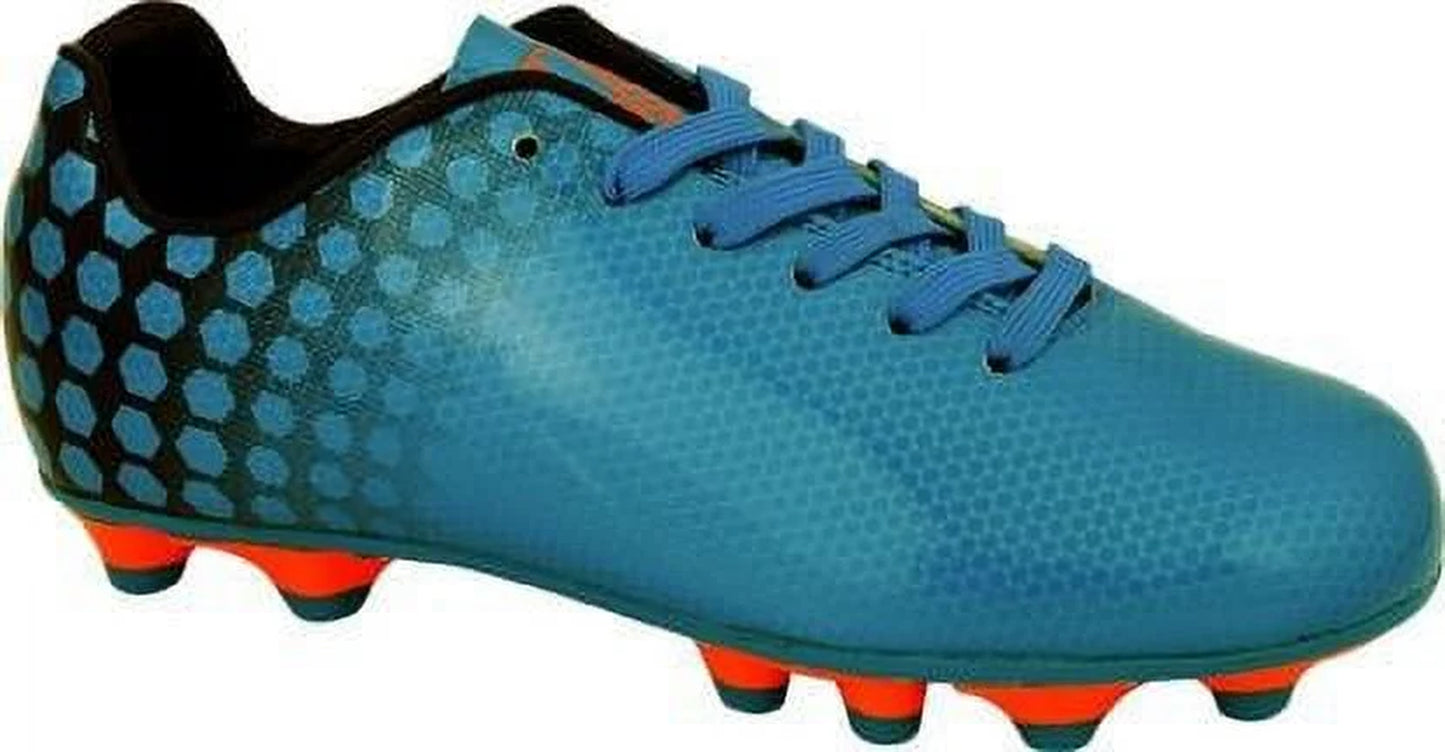 - Palomar FG- Soccer Shoes, Cleats, Black/Blue, Size - 5.5 (Junior)
