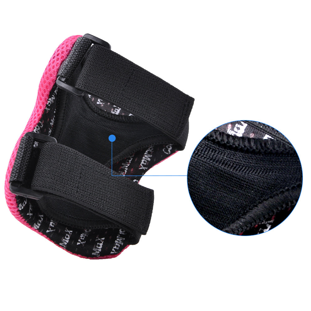 Hot Pink - Kids Protective Gear for Elbows, Knees & Wrists