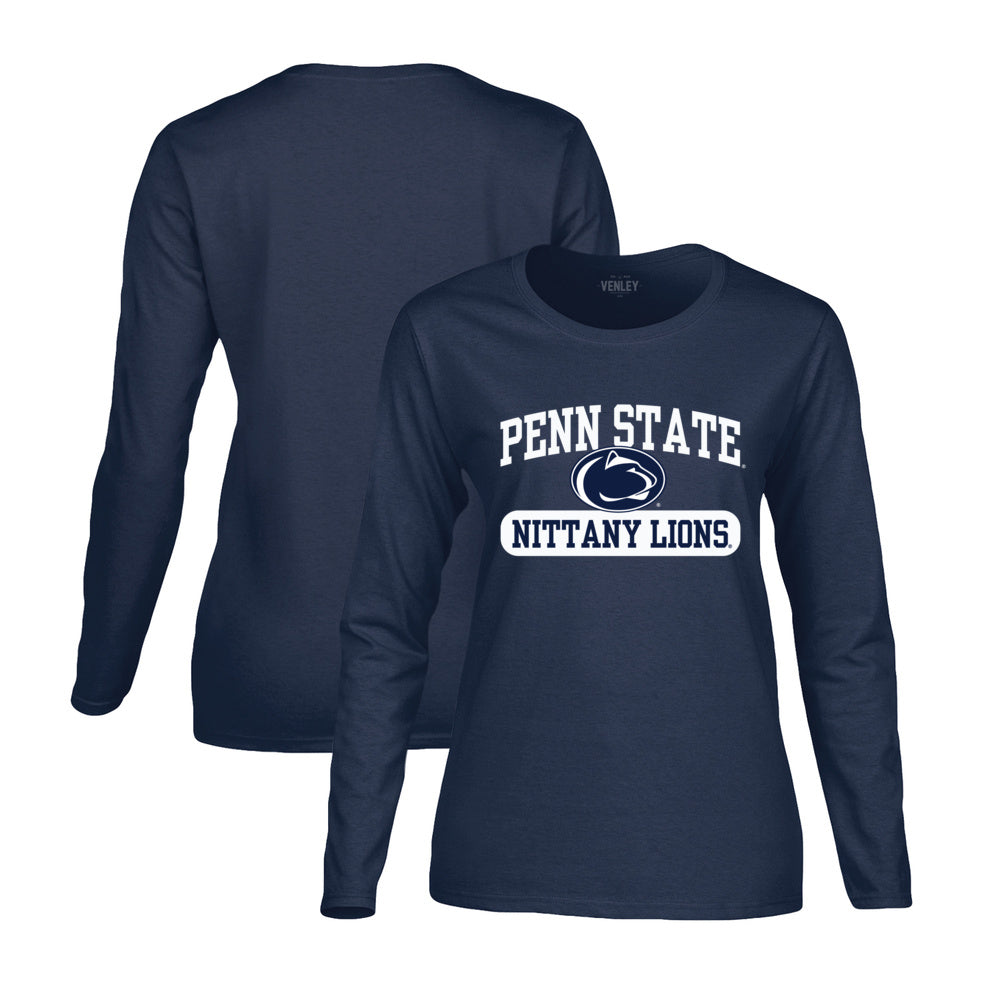 Official NCAA Penn State, Nittany Lions Womens Heavy Cotton Long-Sleeve