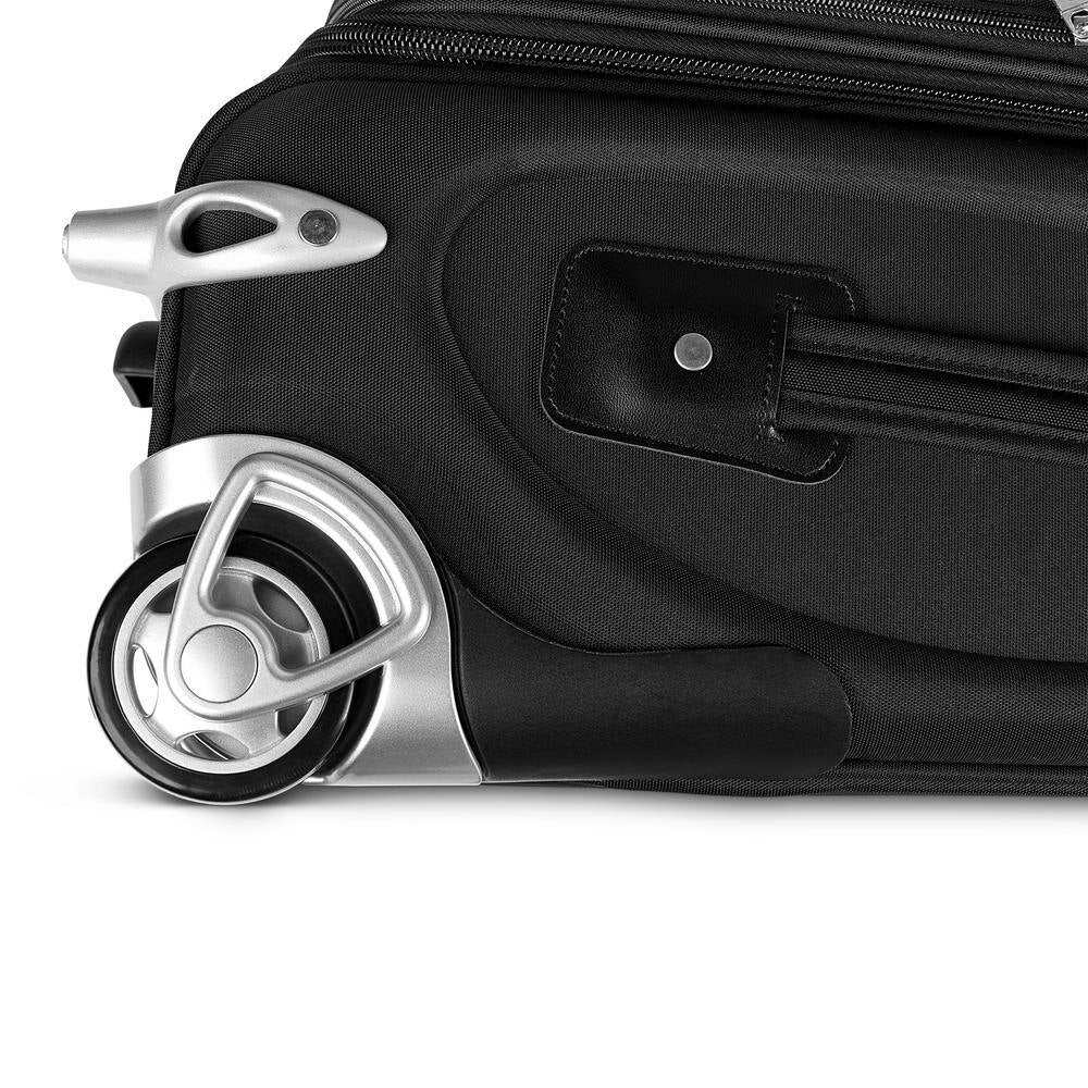 NFL San Francisco 49Ers 21 In. Black Carry-On Rolling Softside Suitcase