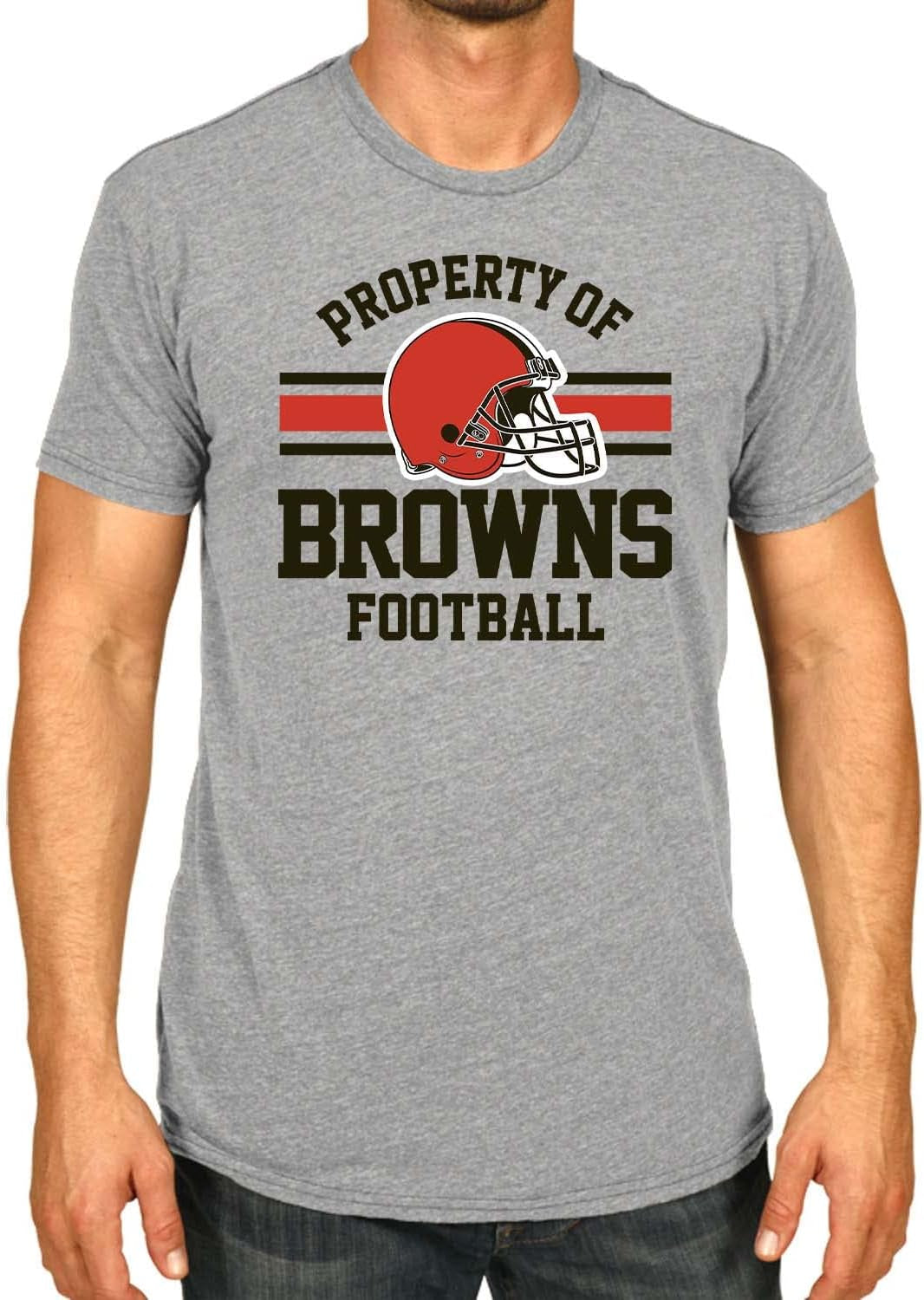 NFL Adult Property of T-Shirt - Cotton & Polyester - Show Your Team Pride with Ultimate Comfort and Quality