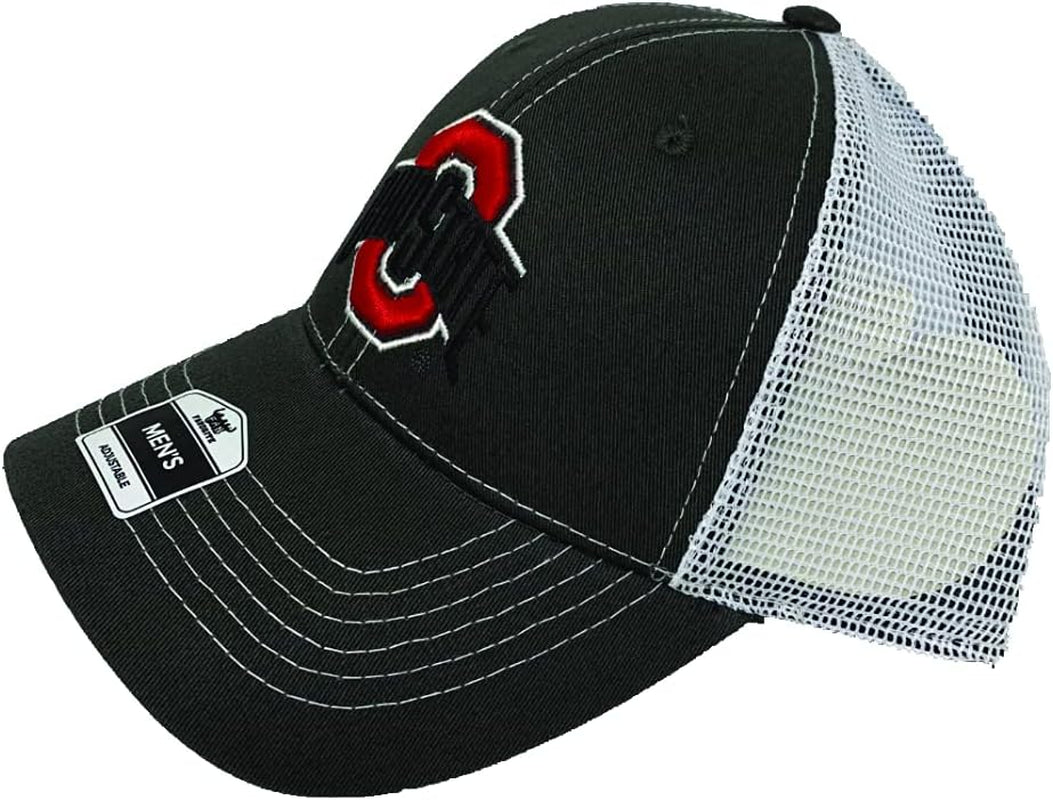 Ohio State Buckeyes Adjustable Cap Mesh Back Hat