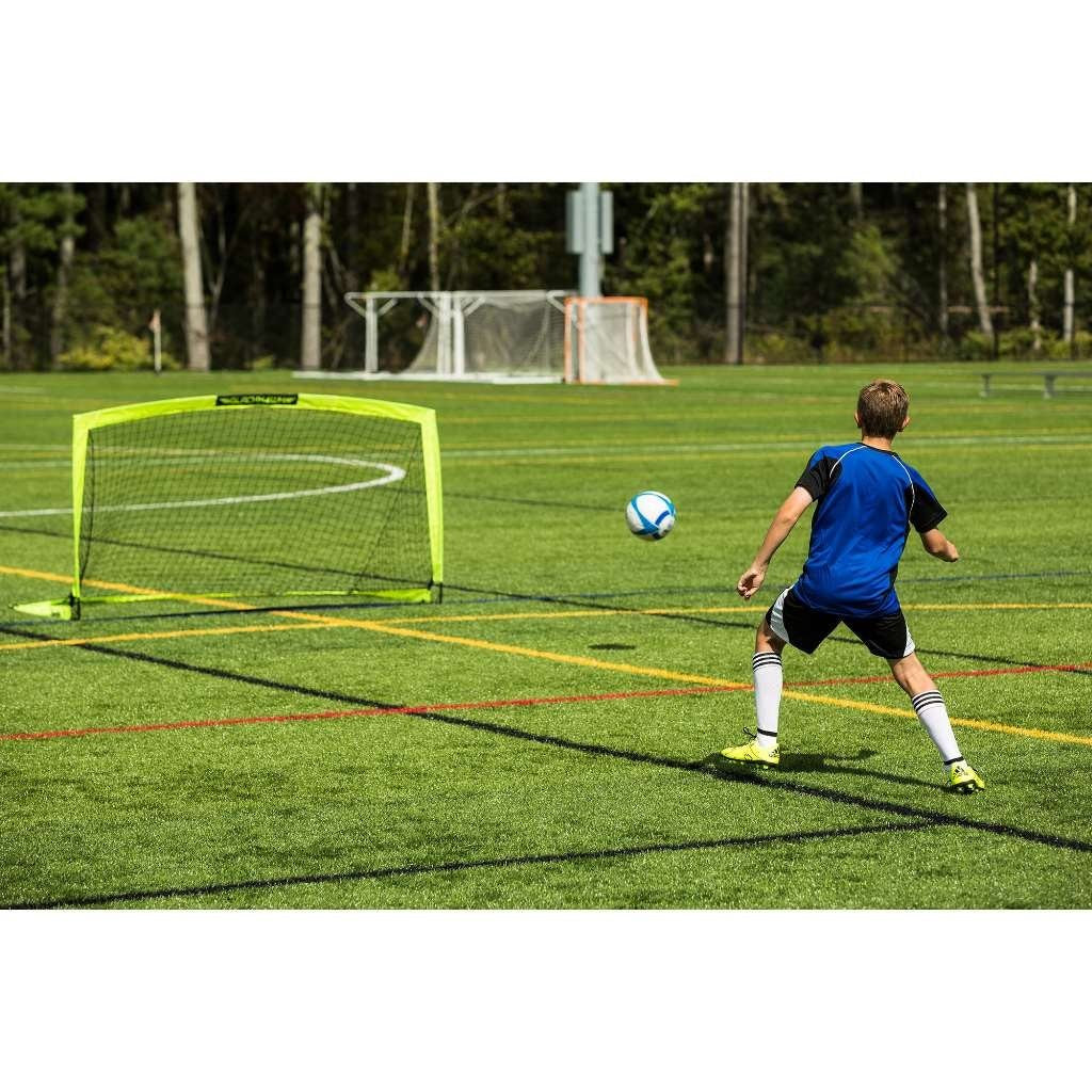 Franklin Sports Blackhawk Backyard Soccer Goal - Portable Kids Soccer Net - Pop