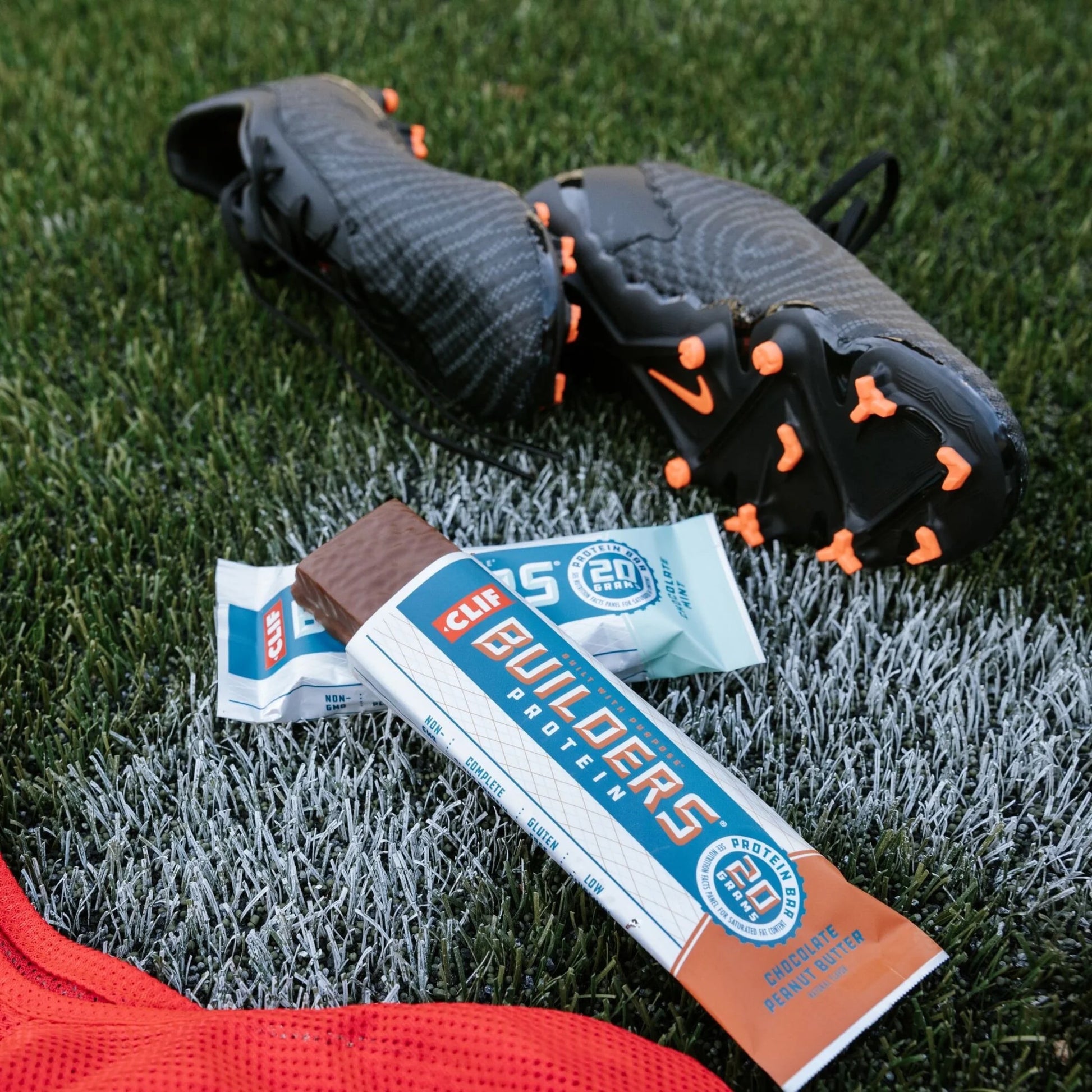 (3 Pack) CLIF BUILDERS Protein Bars Chocolate Mint Flavor, Plant Protein, Gluten Free Bars, 6Ct