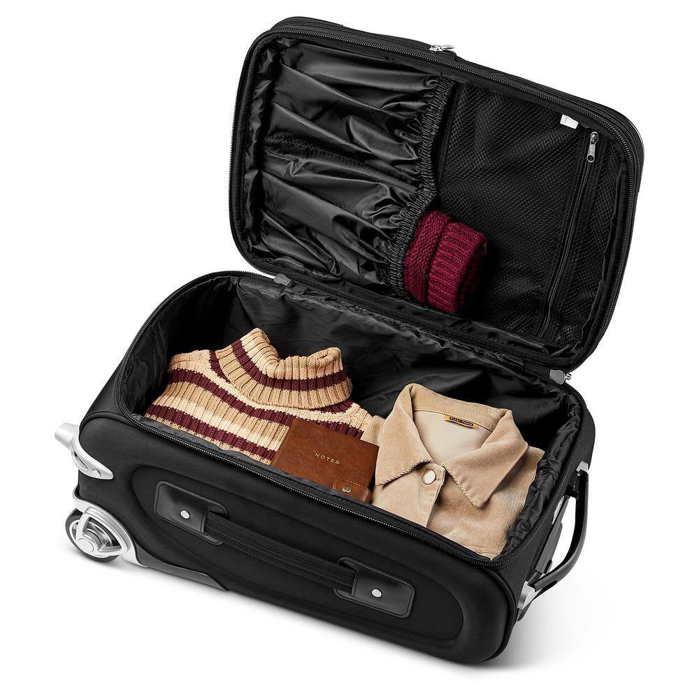 NFL San Francisco 49Ers 21 In. Black Carry-On Rolling Softside Suitcase