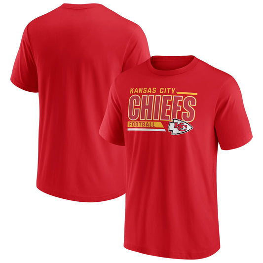 Men'S  Red Kansas City Chiefs Crew Neck T-Shirt