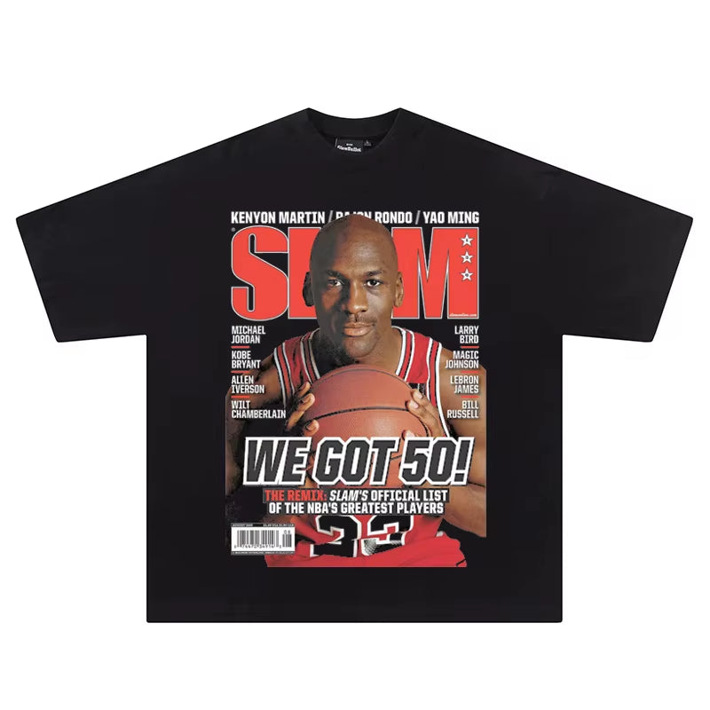 2026 Kobe Bryant Portrait NBA Lakers Star Black Mamba Basketball Summer Short-Sleeved T-Shirt Men Women Jerseys Loose Jerseys