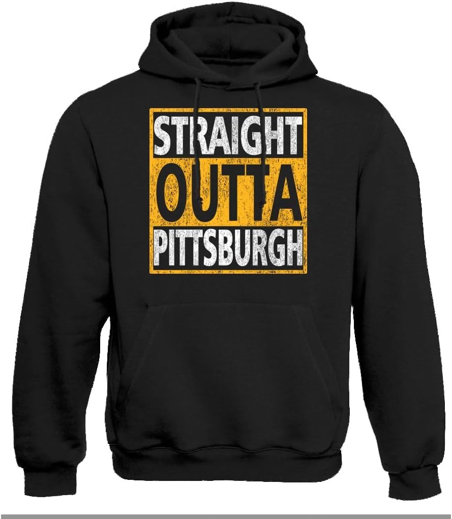 Straight Outta Men'S Hoodie Sweatshirt for Football Fans