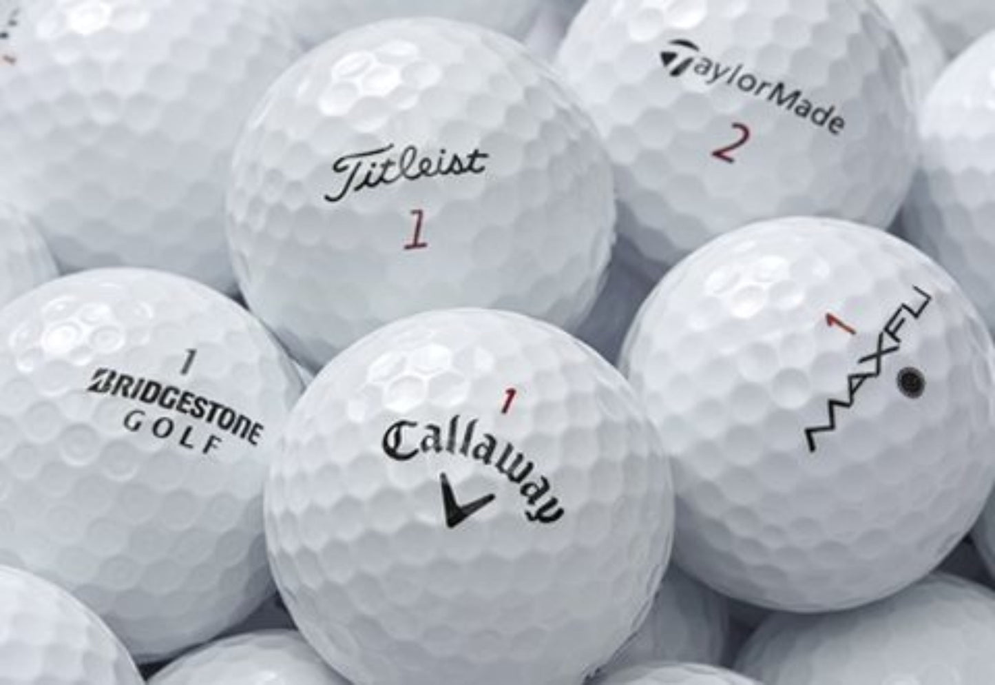 Noodle Mix Golf Balls, Mint Quality, 50 Golf Balls, by Hunter Golf