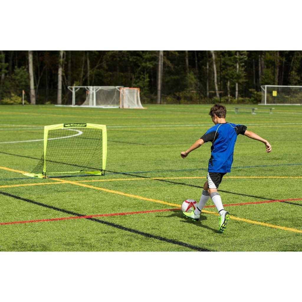 Franklin Sports Blackhawk Backyard Soccer Goal - Portable Kids Soccer Net - Pop