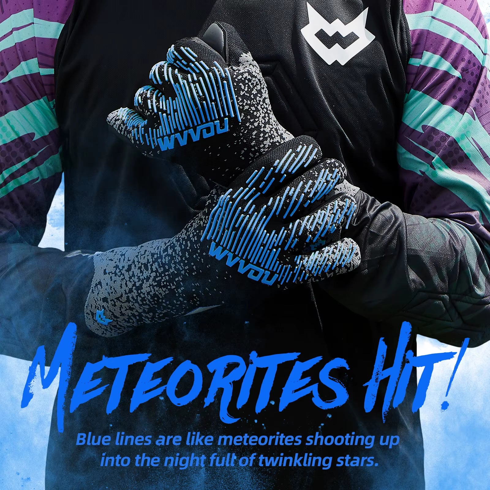 Soccer Goalie Gloves Youth Adults, High Performance Goalkeeper Gloves, Breathable Soccer Gloves, 4+3Mm Super Grip