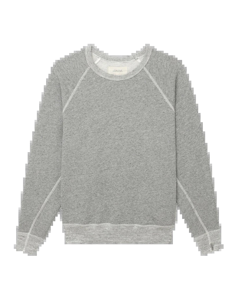 The College Sweatshirt. Solid -- Varsity Grey