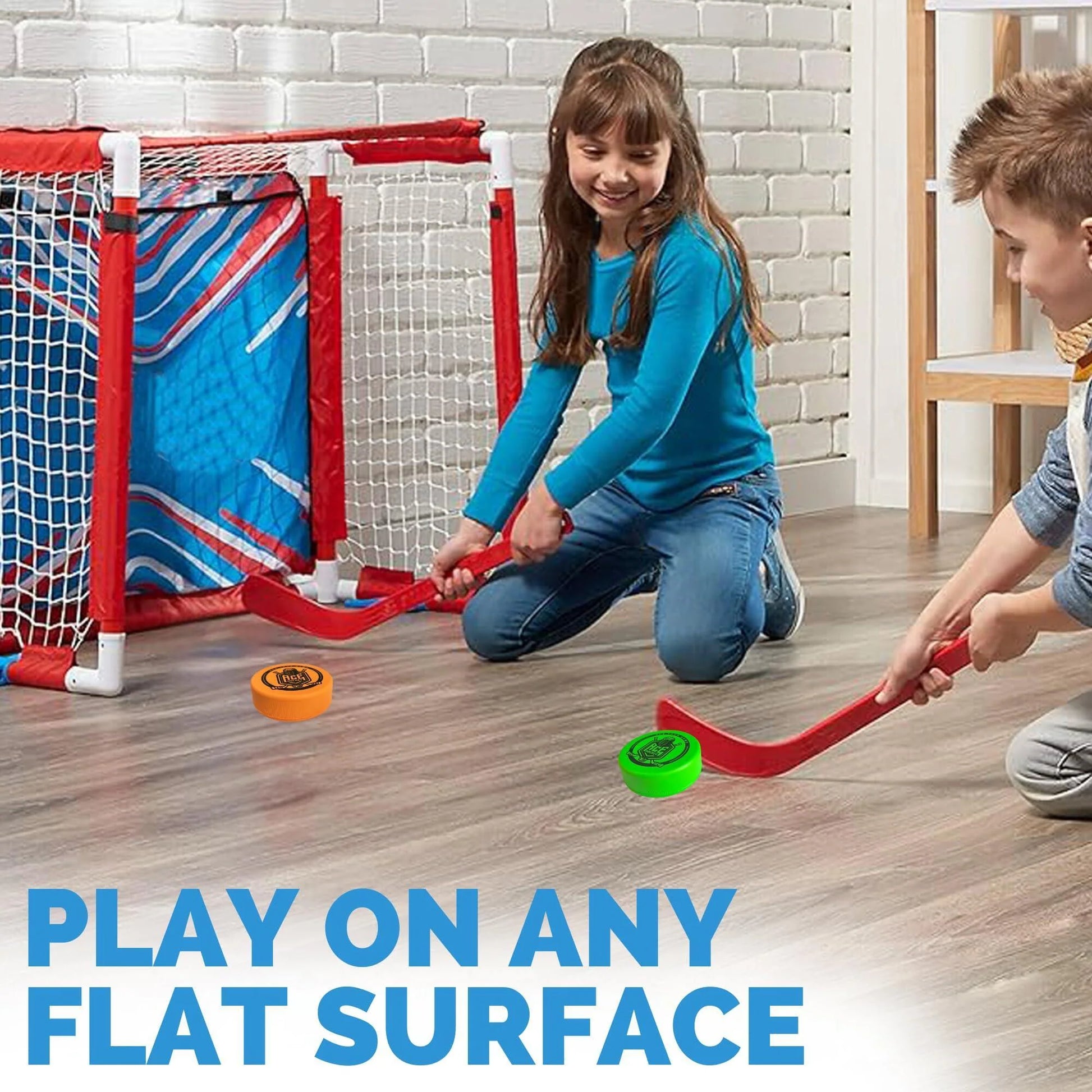 Foam Pucks Set of 3 Indoor Knee Hockey Pucks Soft Hockey Pucks Official Regulation Size 3 Floor Hockey Pucks