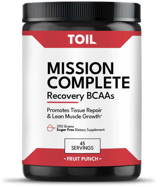 Mission Complete - BCAA Dietary Supplement Builds Lean Muscle Mass, Endurance & Recovery from , a Veteran Owned Company