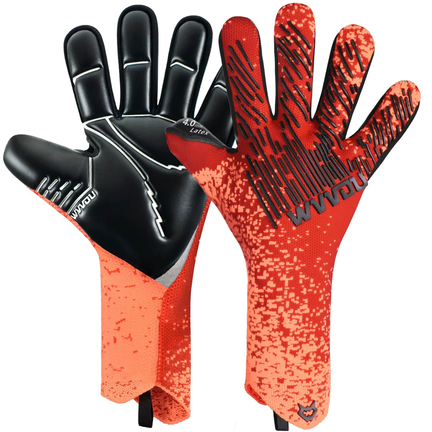 Soccer Goalie Gloves Youth Adults, High Performance Goalkeeper Gloves, Breathable Soccer Gloves, 4+3Mm Super Grip