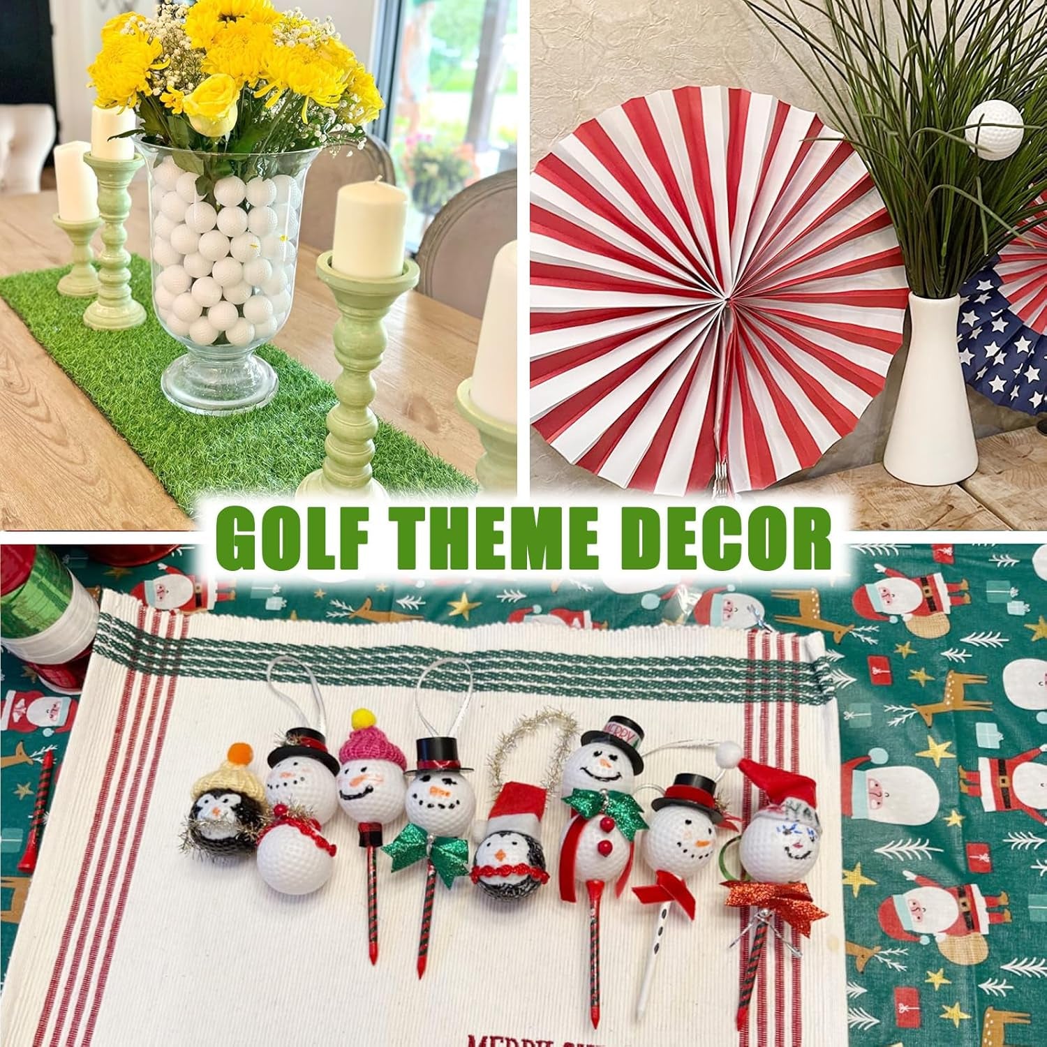 Plastic Golf Balls Practice, 24/100 Pack Hollow Plastic Golf Balls Indoor Outdoor Training, Golf Party Decorations
