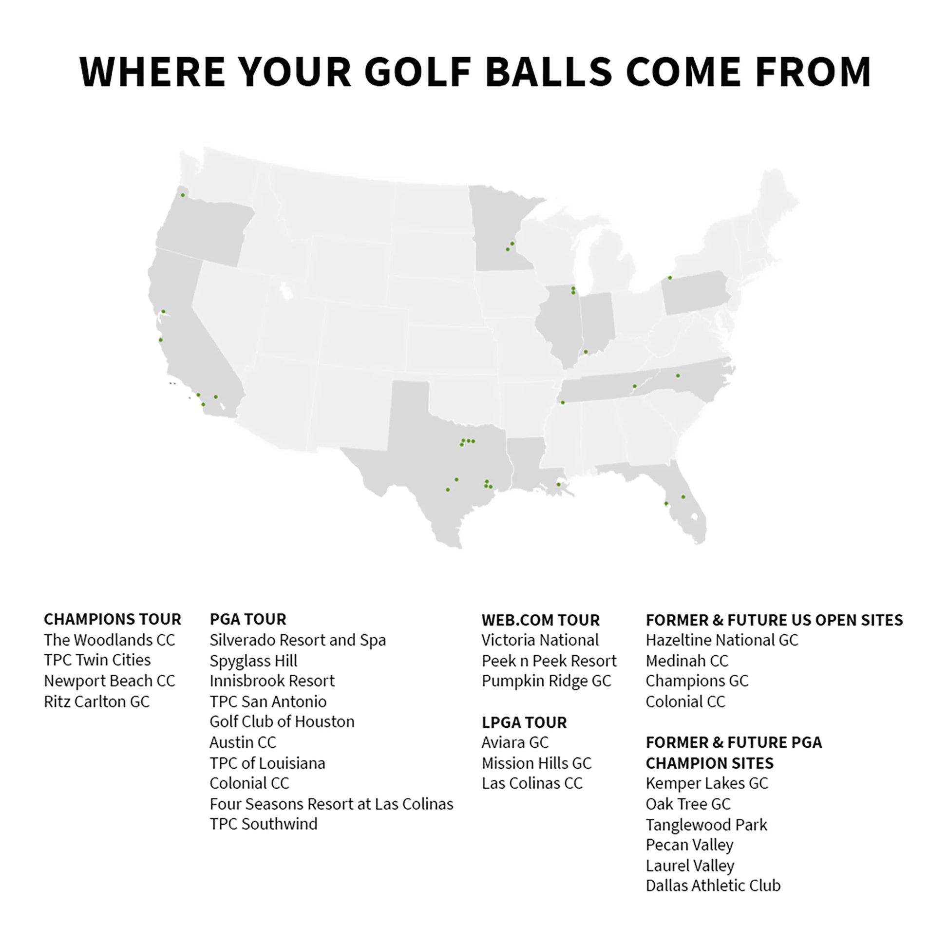 Noodle Mix Golf Balls, Mint Quality, 50 Golf Balls, by Hunter Golf