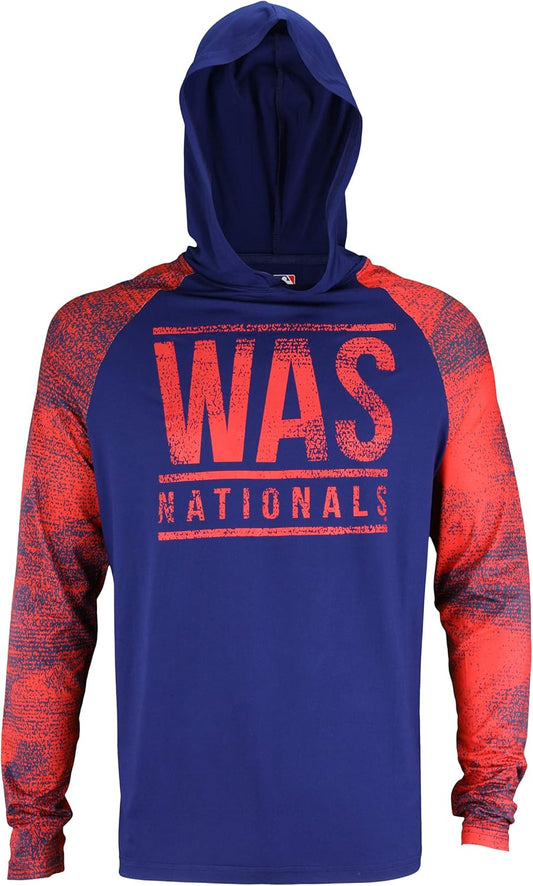 MLB Men'S Static Stripe Hooded Shirt