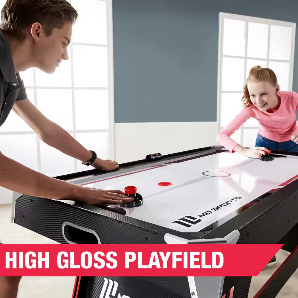 5 Ft. Air Hockey Table with Led Electronic Scorer