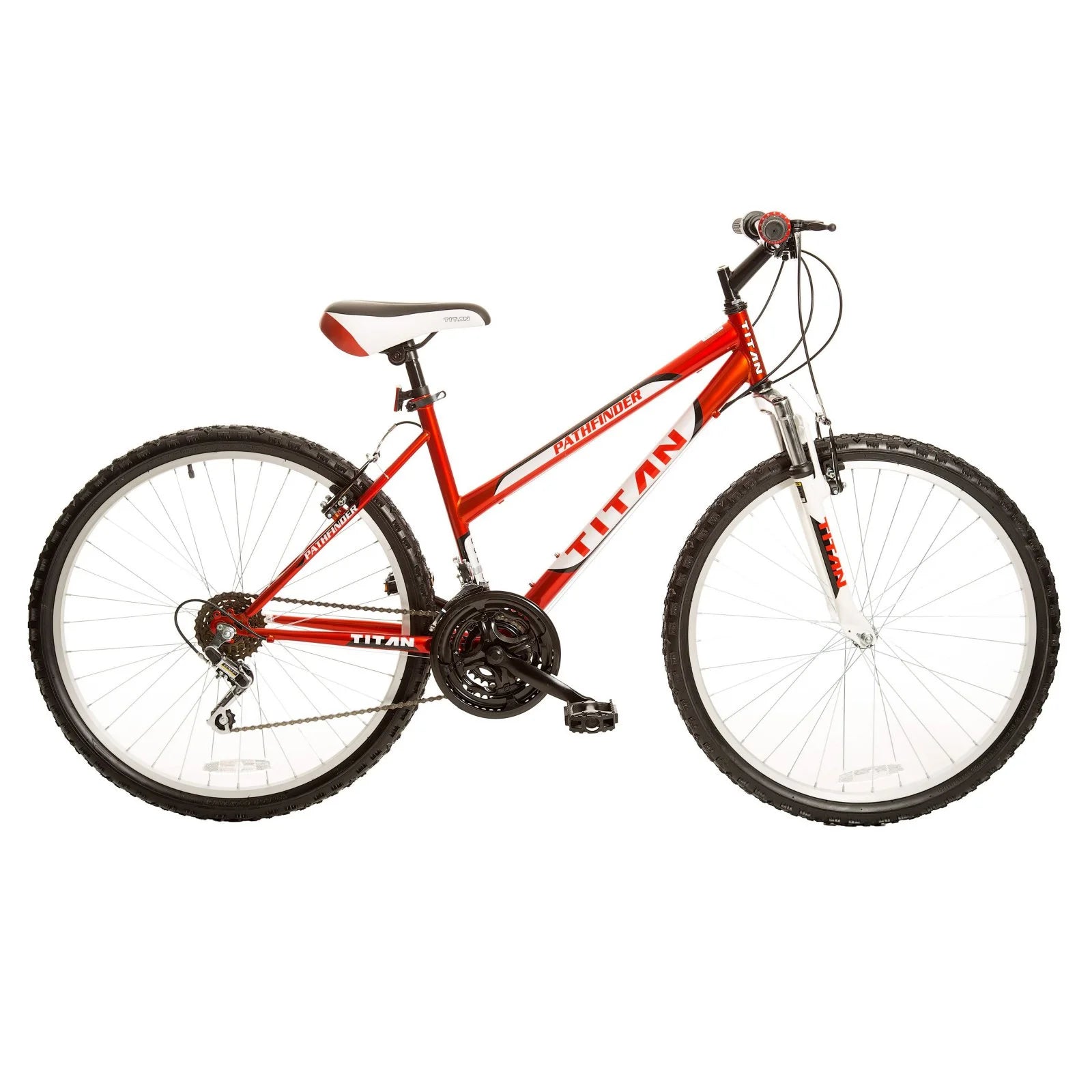 Pathfinder 18-Speed Women'S Mountain Bike with Suspension
