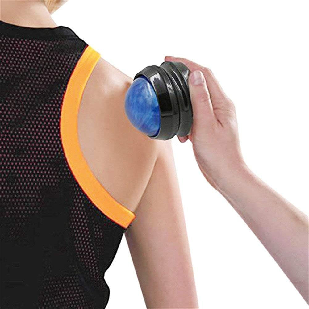 Massage Roller Ball,2-Pack Handheld Massage Therapy and Relax Tool for Sore Musc