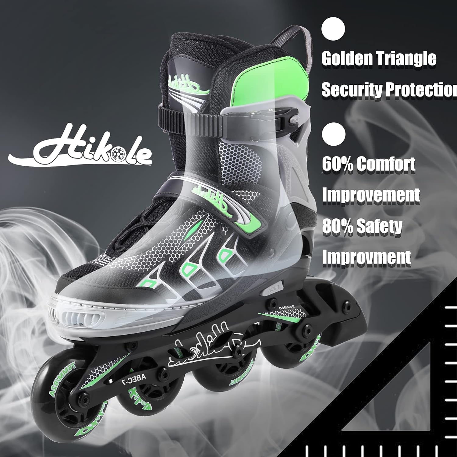 Adjustable Inline Skates for Kids and Adults, Outdoor Roller Fitness Blades for Men and Women, Beginner Roller Skates for Girls and Boys