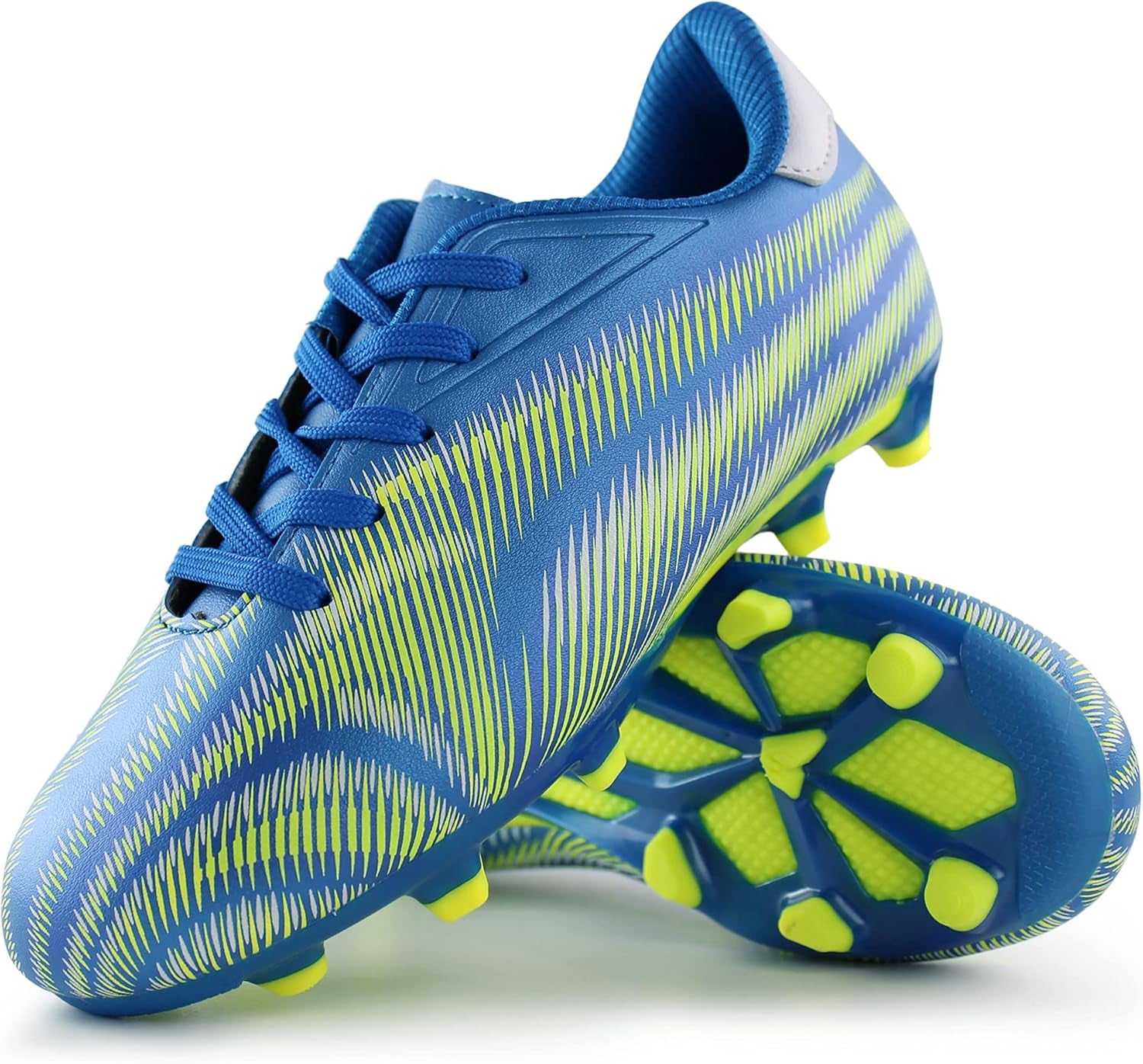 Boys Girls Outdoor Firm Ground Soccer Cleats(Toddler/Little Kid/Big Kid)