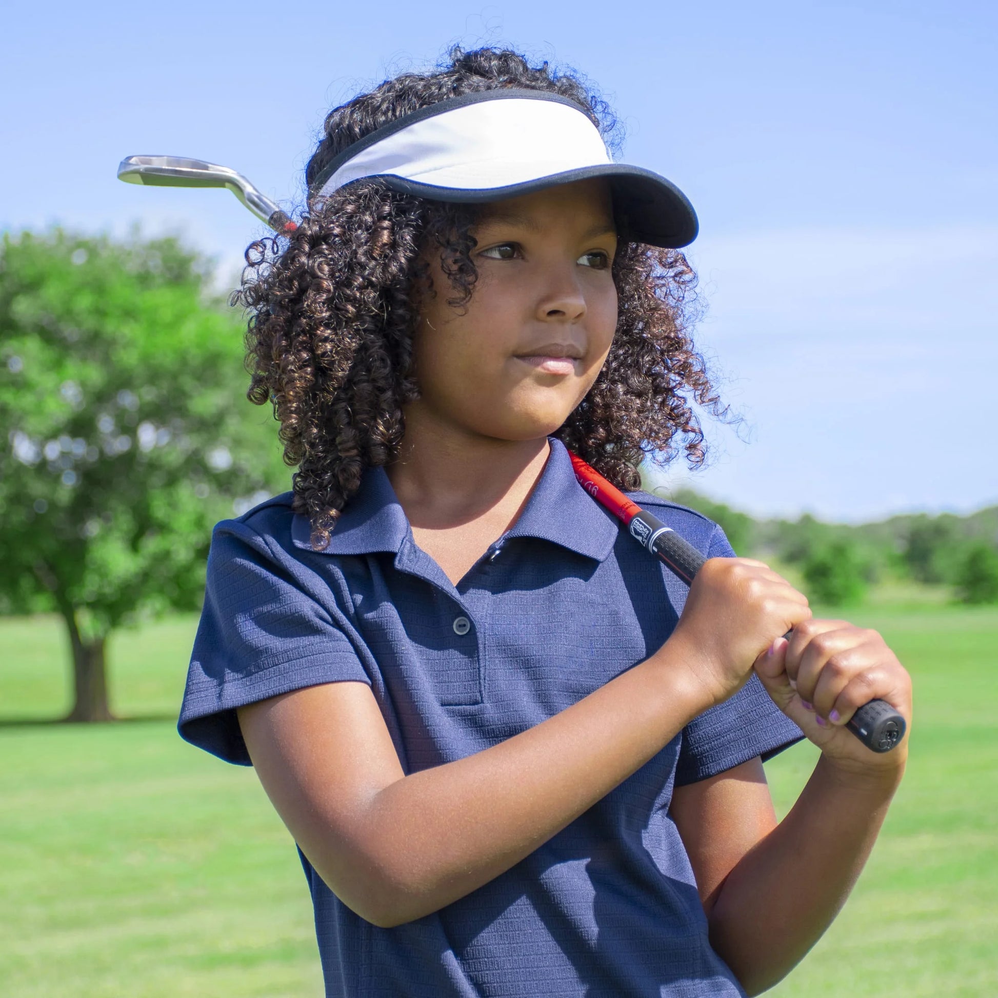 G1 Series Kids Red Golf Club Set with 3 Clubs, Carry Bag & 5 Total Pieces, 4'1"-4'8", Ages 5-8