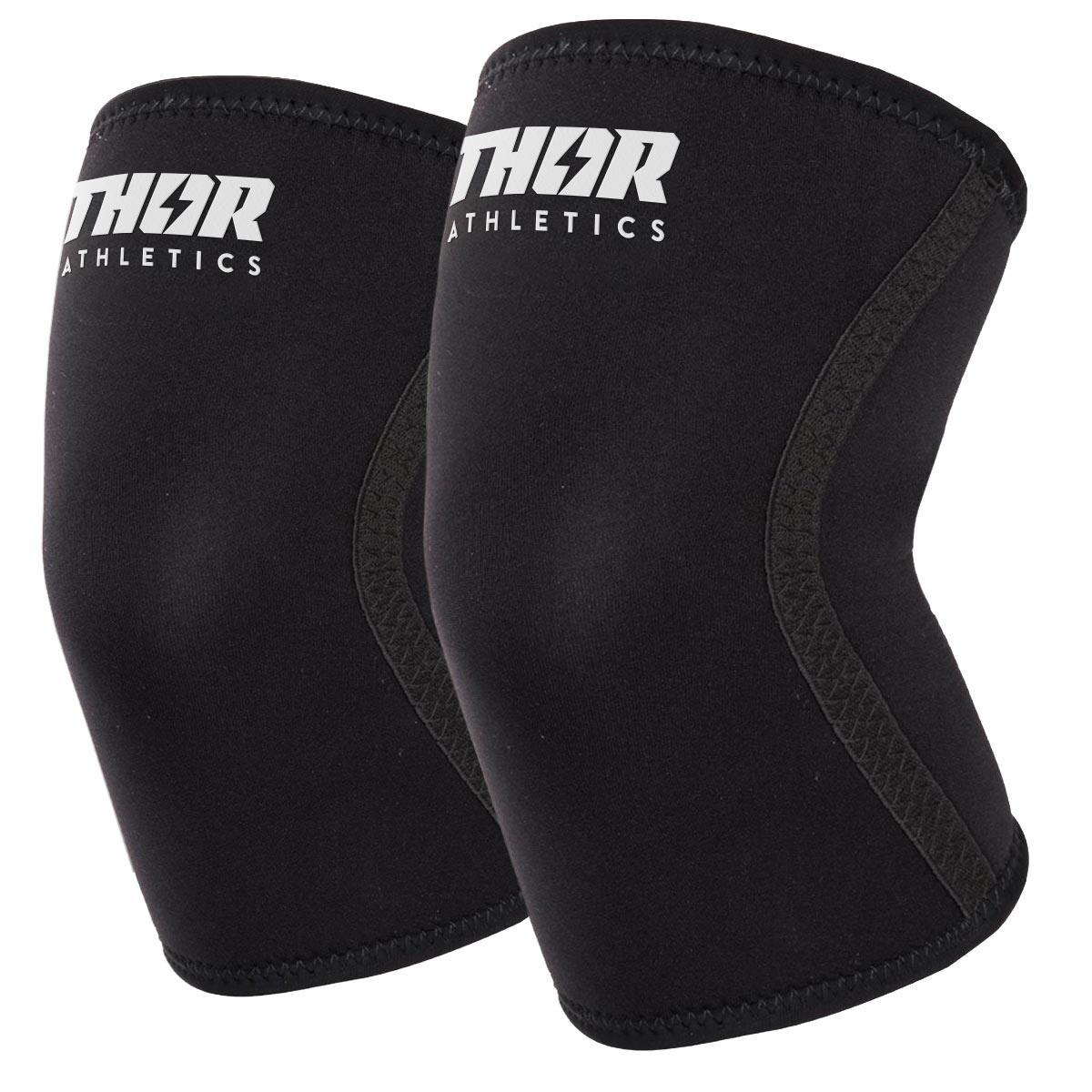 7mm Knee Sleeves | Zwart | Thor Athletics