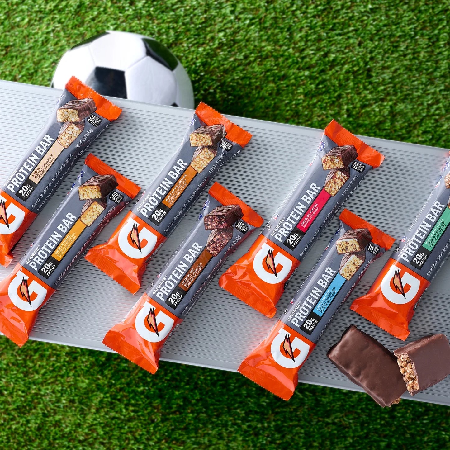 (3 Pack)  Protein Bars, Peanut Butter Chocolate, 20G Protein, 6 Bars