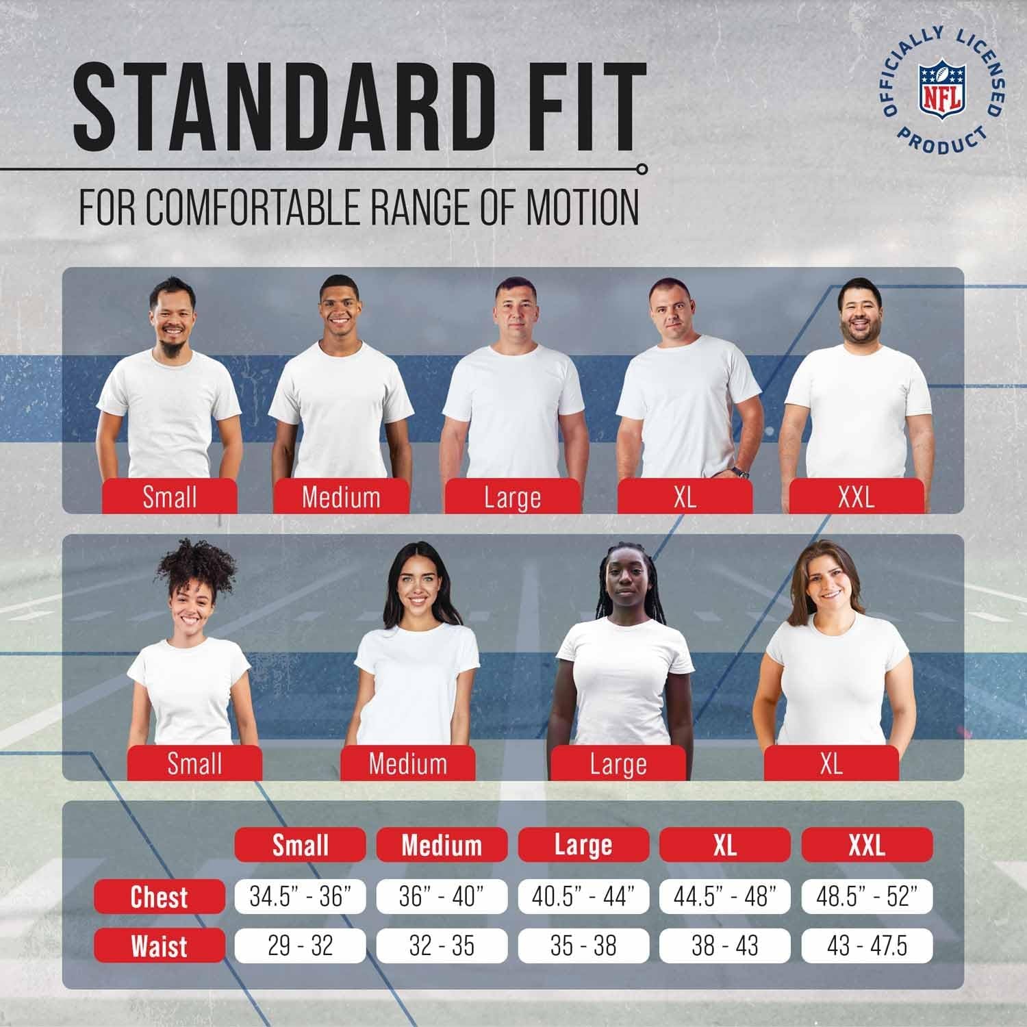 NFL Adult Team Slogan Unisex T-Shirt - Tagless - Show Your Team Pride with Ultimate Comfort and Quality
