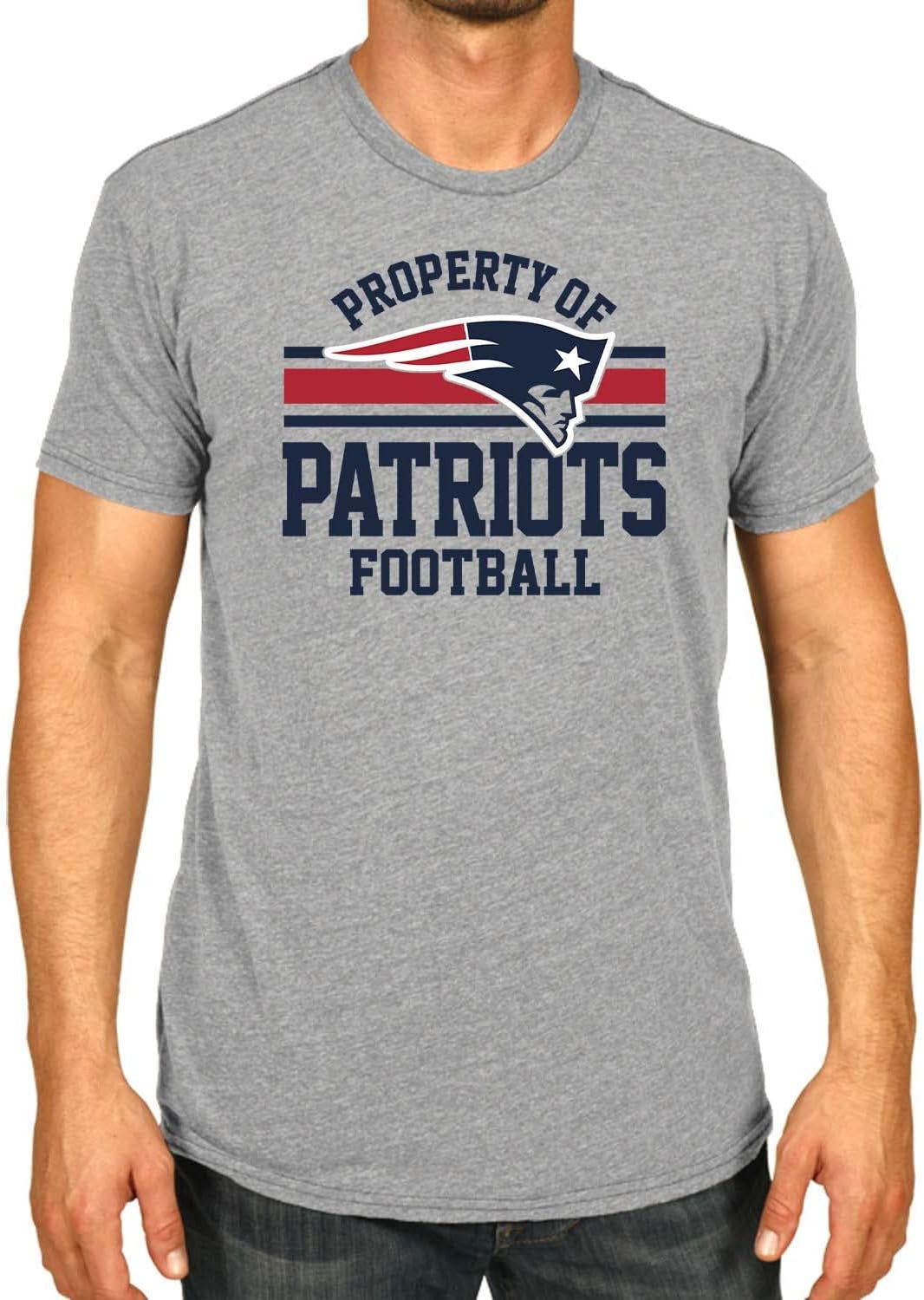 NFL Adult Property of T-Shirt - Cotton & Polyester - Show Your Team Pride with Ultimate Comfort and Quality