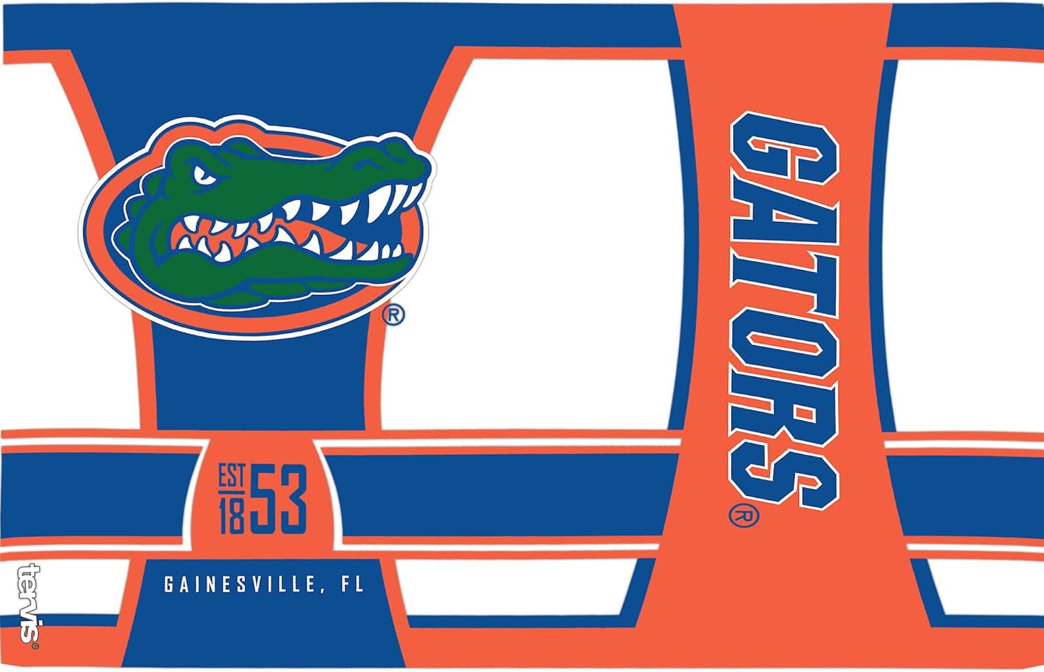 Made in USA Double Walled University of Florida Gators Insulated Tumbler Cup Keeps Drinks Cold & Hot, 24Oz Water Bottle, Spirit