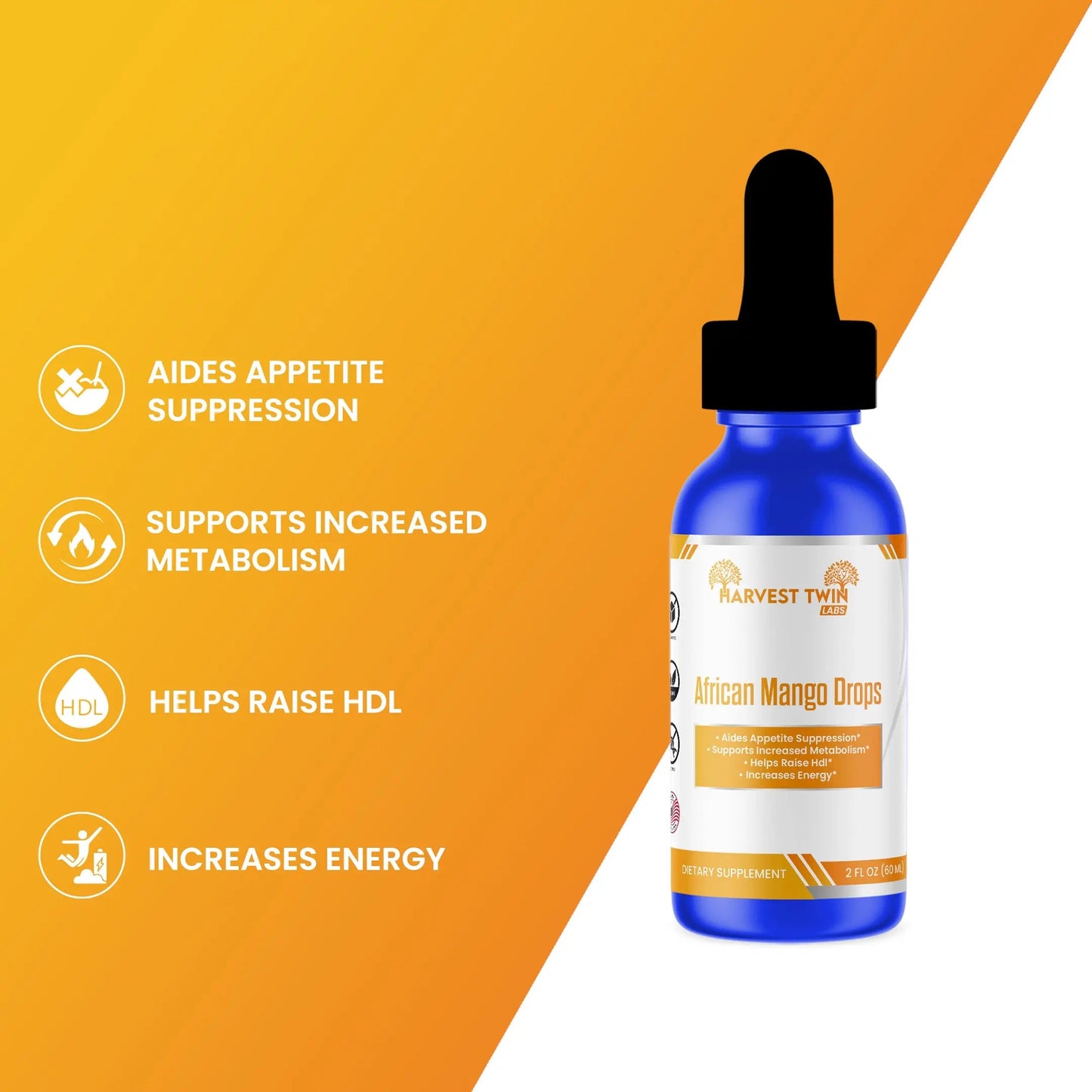 African Mango Drops - Natural Weight Loss Supplement with Metabolism Boost - Achieve Your Wellness Goals-1