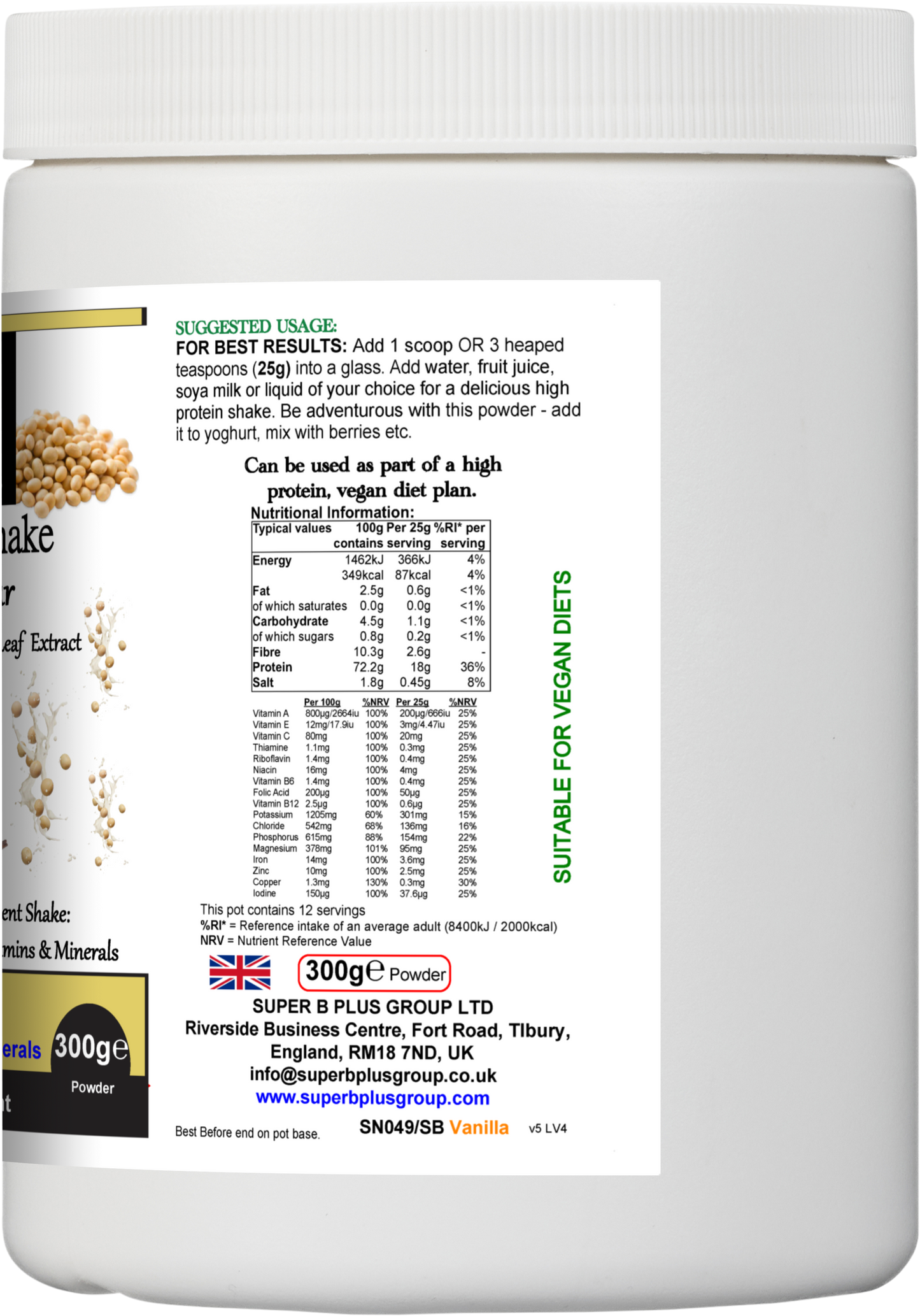 Super Meal Shake (Vanilla Flavour)