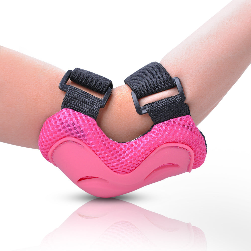 Hot Pink - Kids Protective Gear for Elbows, Knees & Wrists