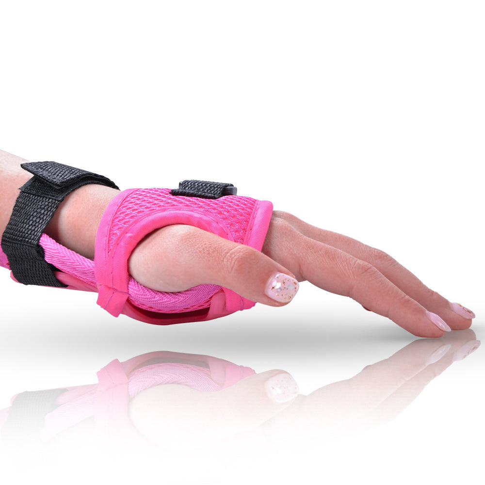 Hot Pink - Kids Protective Gear for Elbows, Knees & Wrists