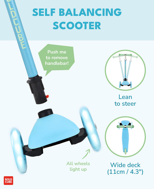 Blue & Green - Teeny 3 Wheel Scooter