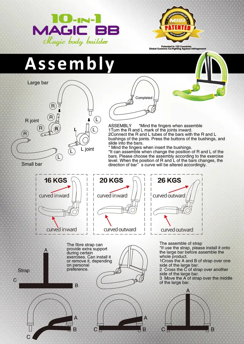 1pc Sit Up Exercise Equipment - Apple Green Abdominal Exercise Machine-4