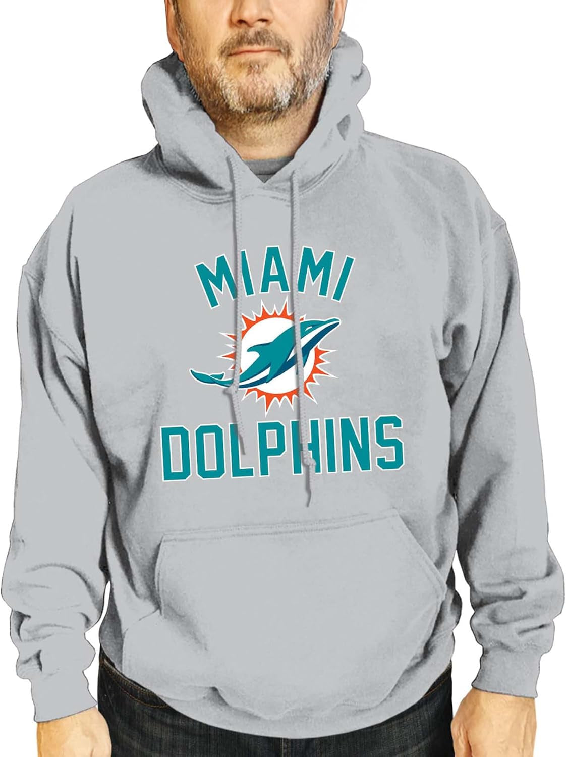 NFL Adult Gameday Hooded Sweatshirt - Poly Fleece Cotton Blend - Stay Warm and Represent Your Team in Style