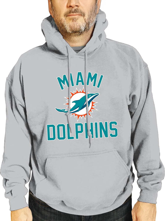 NFL Adult Gameday Hooded Sweatshirt - Poly Fleece Cotton Blend - Stay Warm and Represent Your Team in Style