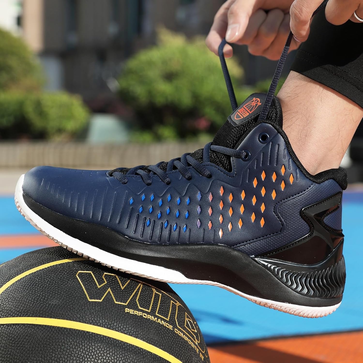 High Upper Basketball Shoes for Men Sneakers Breathable Sports Shoes anti Slip