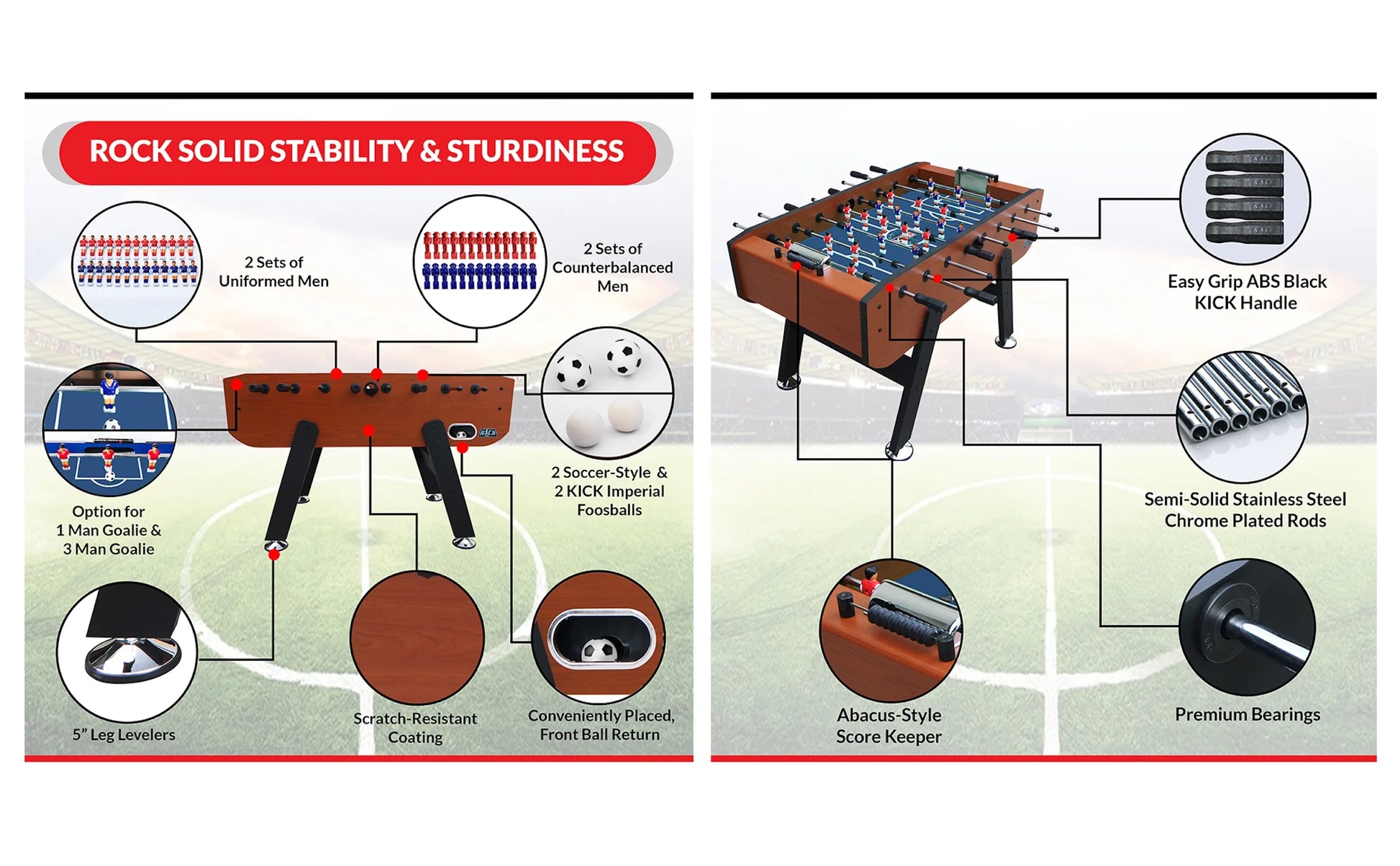 Solstice 55" Foosball Table