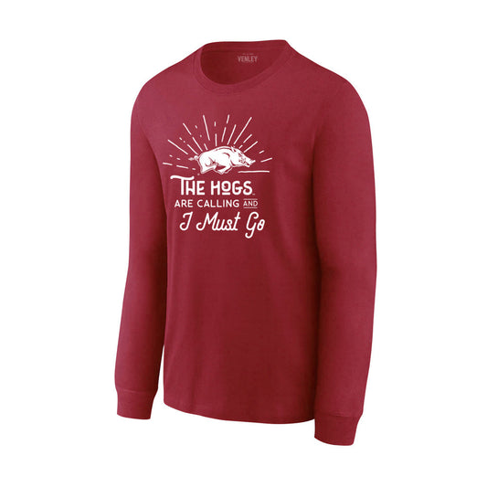 Official NCAA Arkansas Razorbacks 18ARK001 Long Sleeve Tee