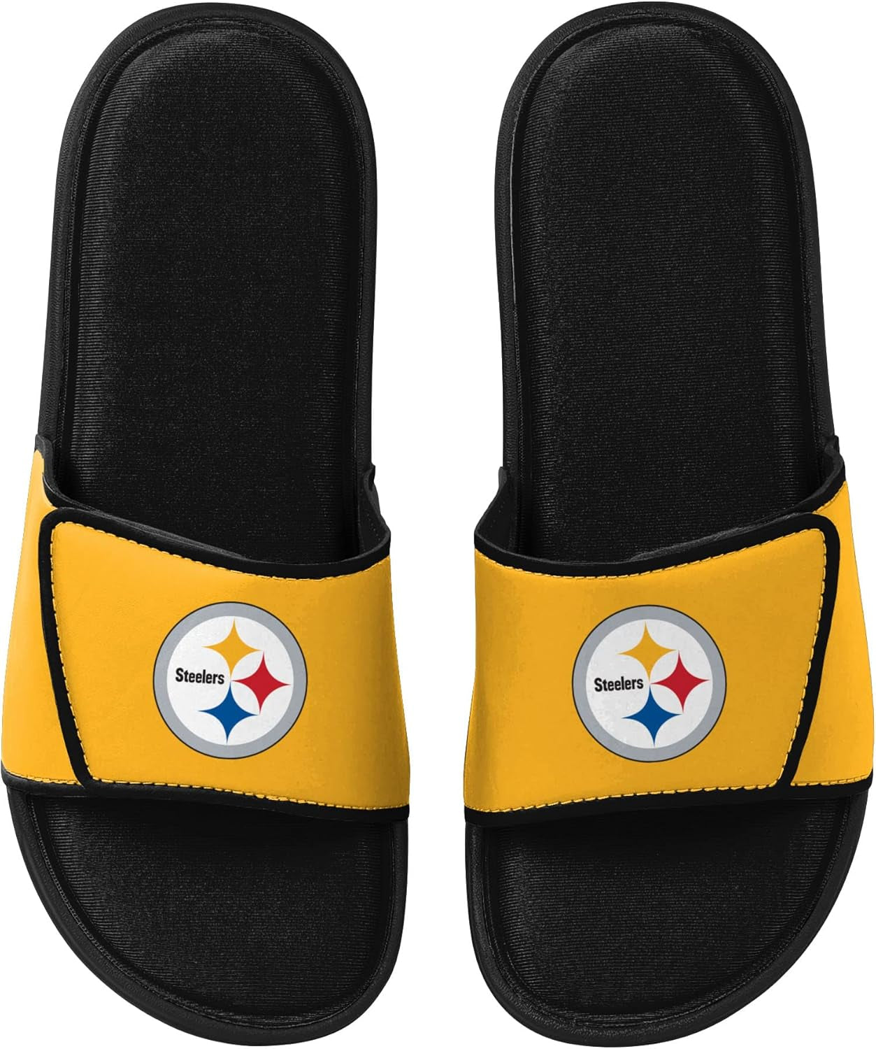 NFL Mens NFL Team Logo Sport Shower Foam Slide Flip Flop Sandals